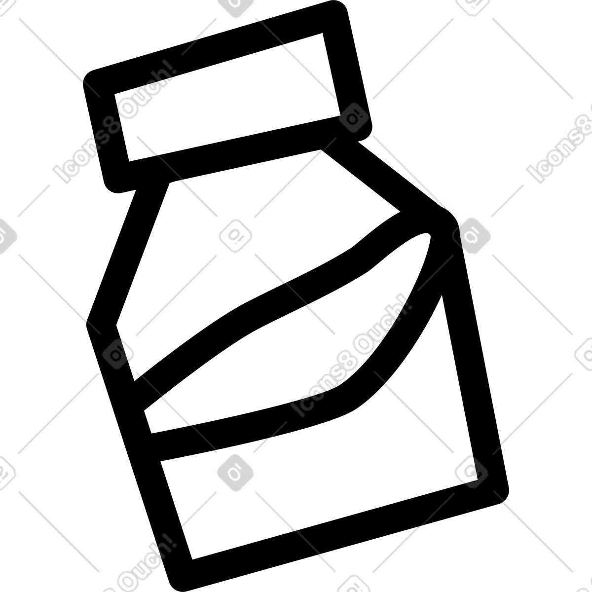 Иллюстрация Банка краски в стиле Notes — скачать в форматах PNG, SVG