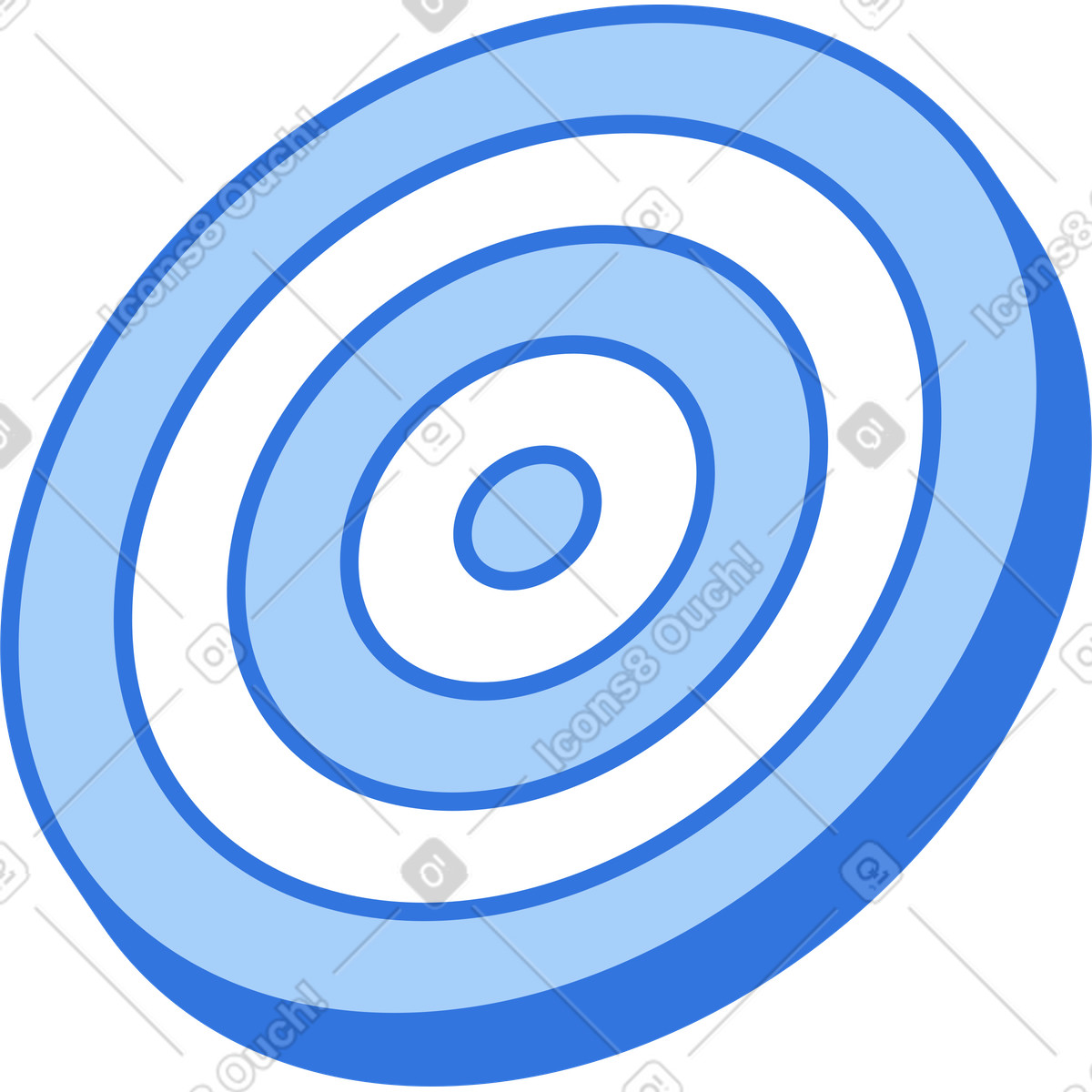 Ilustração de Alvo em no estilo Sky para baixar em PNG, SVG
