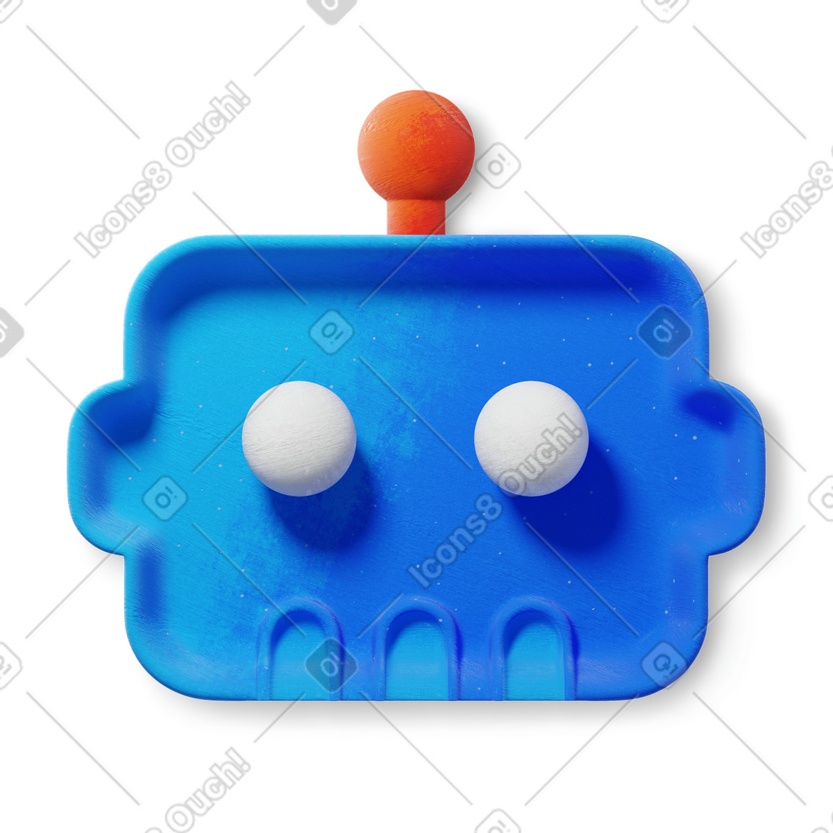 Ilustração de Robot em no estilo 3D Microsoft Fluent illustration para baixar em PNG, SVG