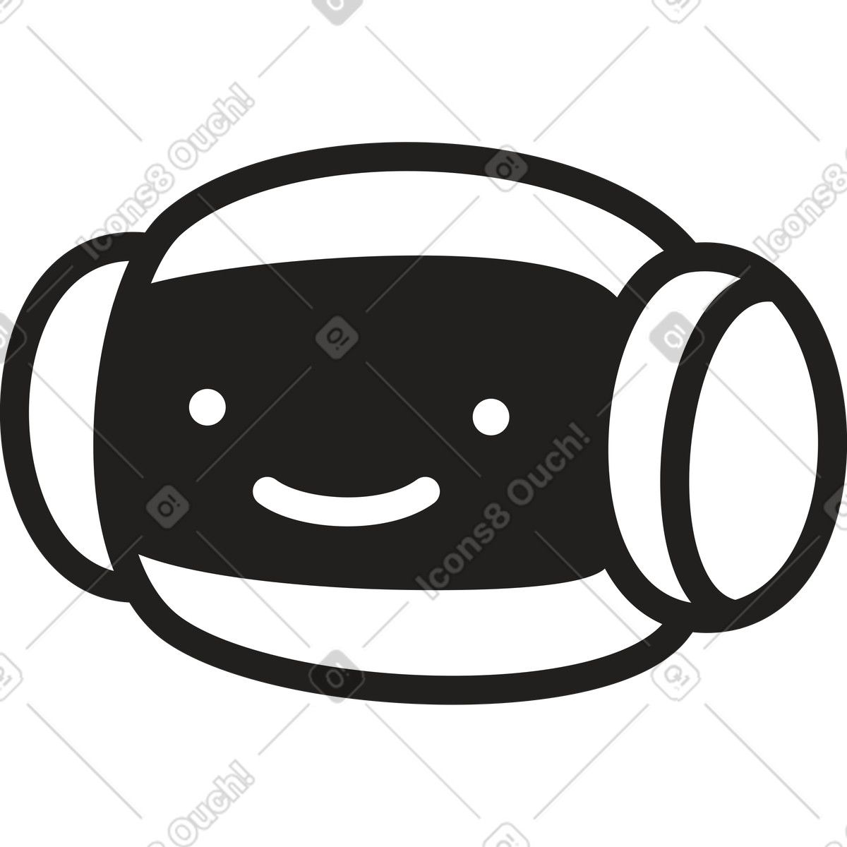 Ilustración Robot conversacional en estilo Little a descargar en PNG y SVG