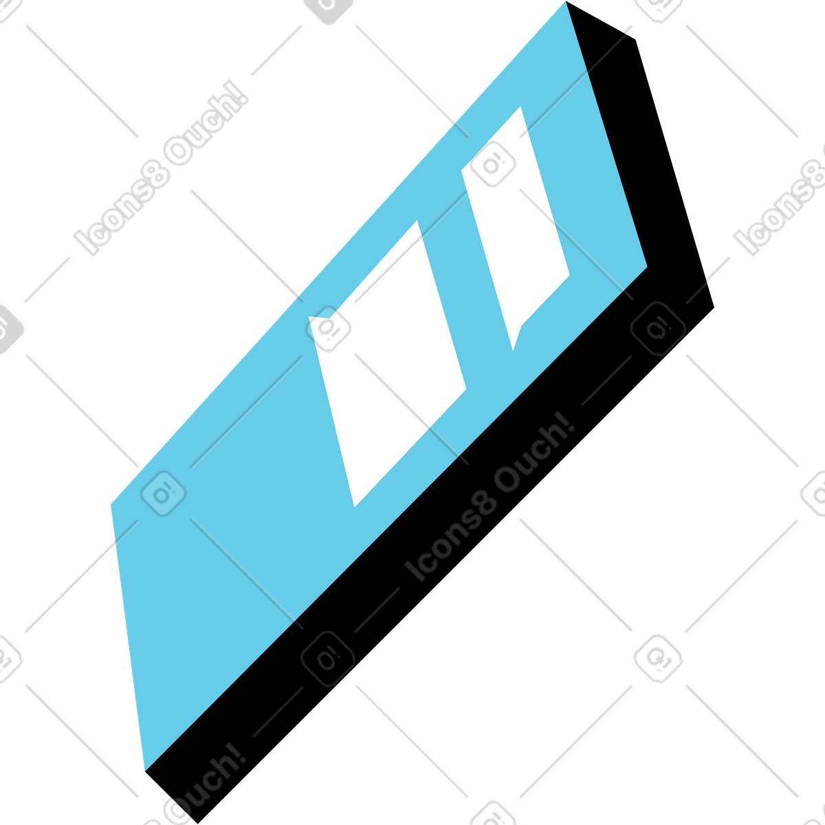Illustration Téléphone portable dans le style Warp à télécharger aux formats PNG, SVG