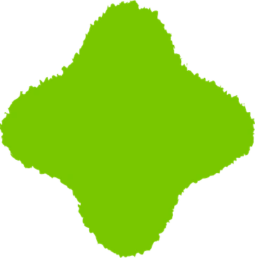 Quatrefoil green PNG, SVG