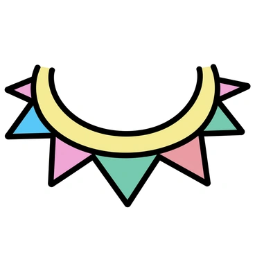 A collier with geometric shapes, showcasing a symmetrical arrangement of vibrant gemstones. The collier is primarily made of gold, emphasizing its luxurious design. The gemstones include deep blue sapphires, bright red rubies, and vivid green emeralds, each set within angular, clean lines of the collar. The overall appearance is bold and striking, with a combination of sharp angles and smooth curves that reflect light beautifully.