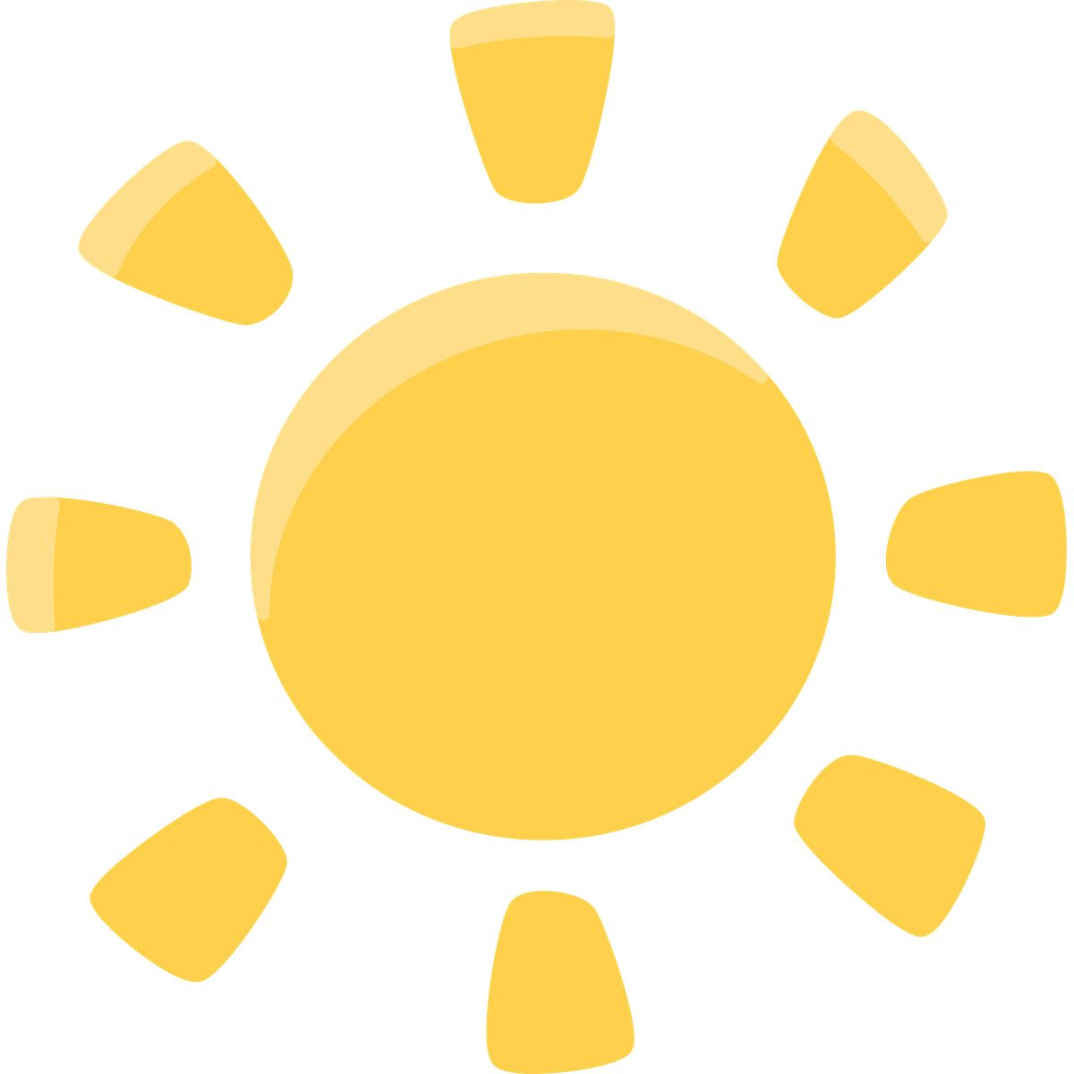 Bouncy 스타일의 Sun icon 일러스트레이션 PNG, SVG 다운로드