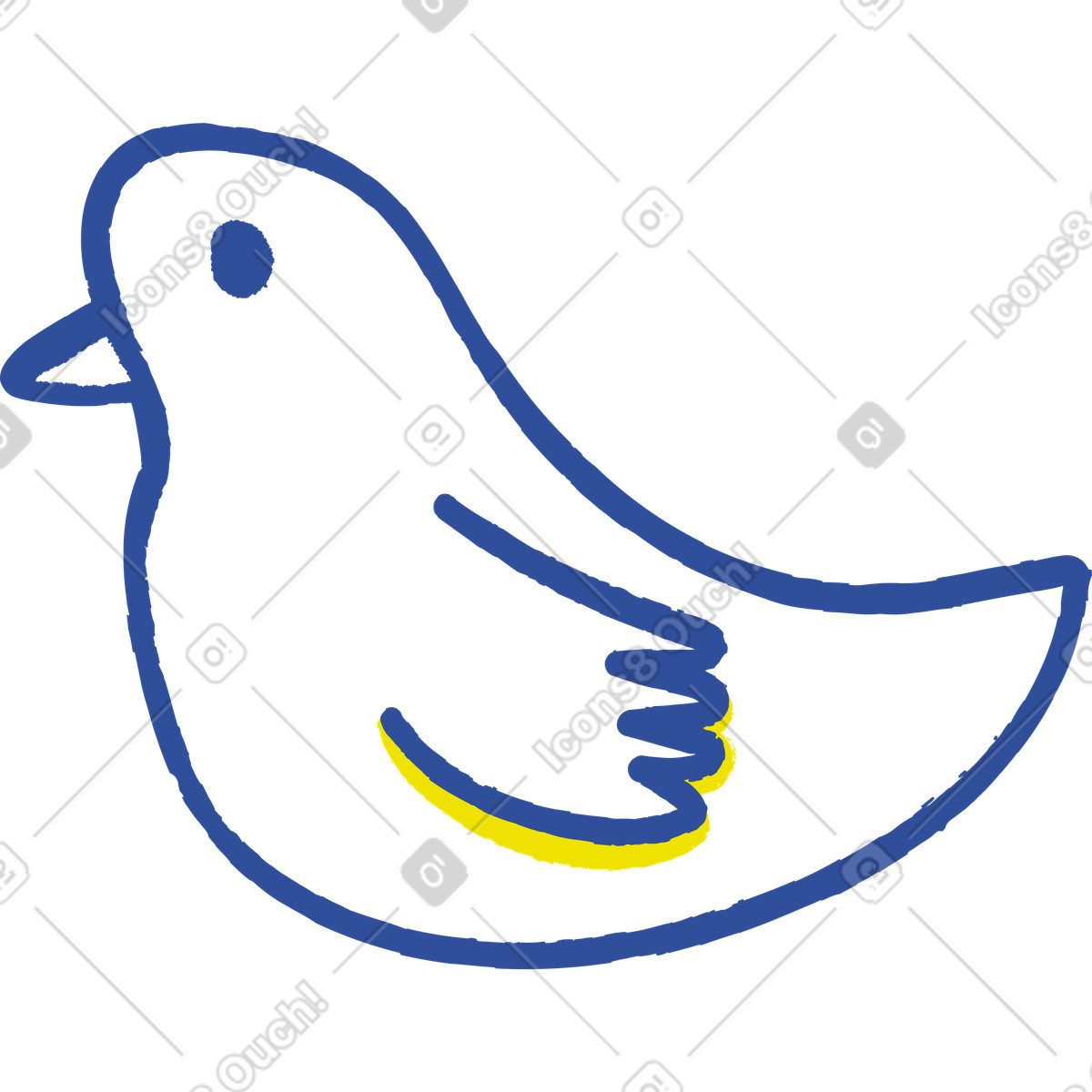 Ilustração de 鸟 em no estilo Lime para baixar em PNG, SVG