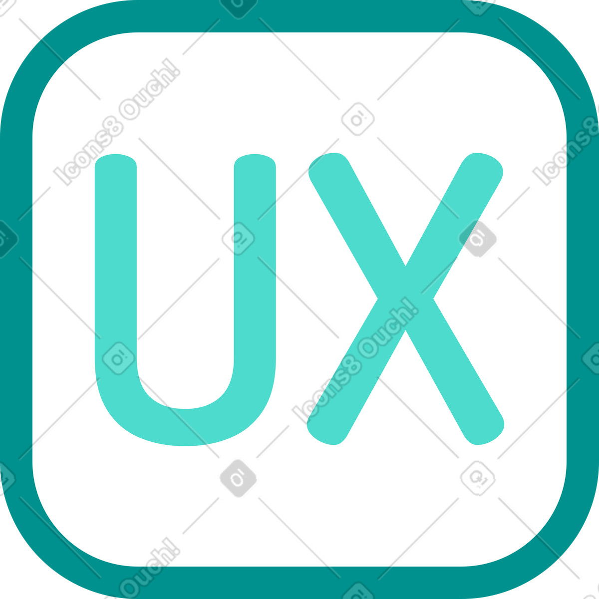 Ux-design-symbol-Illustration im Natty-Stil als Download in PNG, SVG