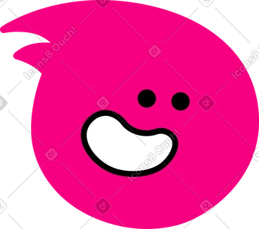 Smiling clipart image in PNG, SVG, GIF formats