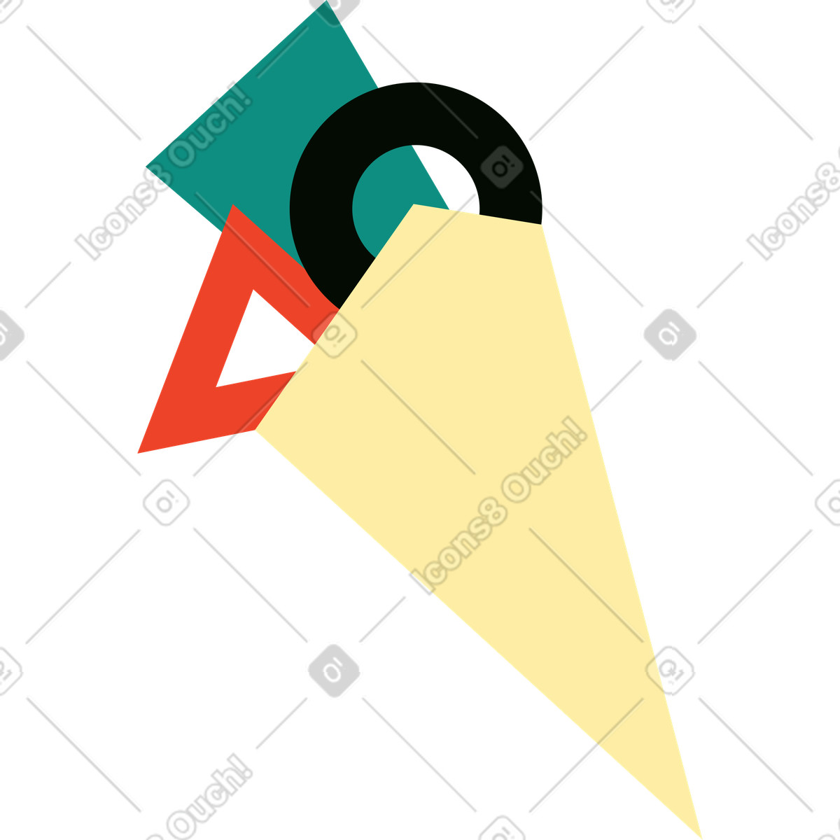 Ilustração de Lixo em no estilo Polar para baixar em PNG, SVG