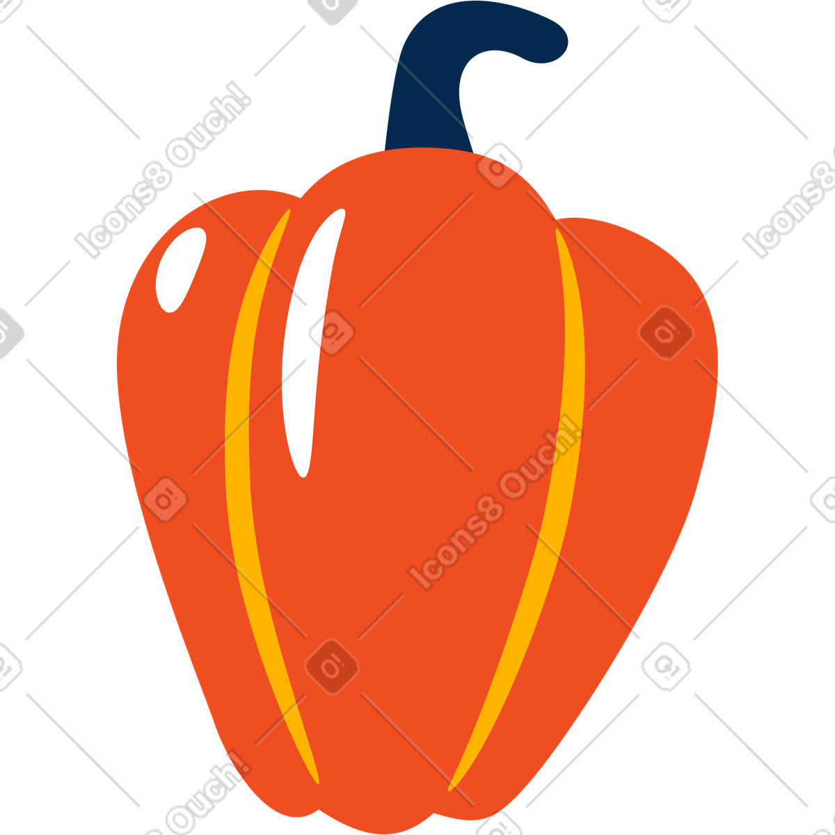 Ilustração de Pimenta em no estilo Flame para baixar em PNG, SVG