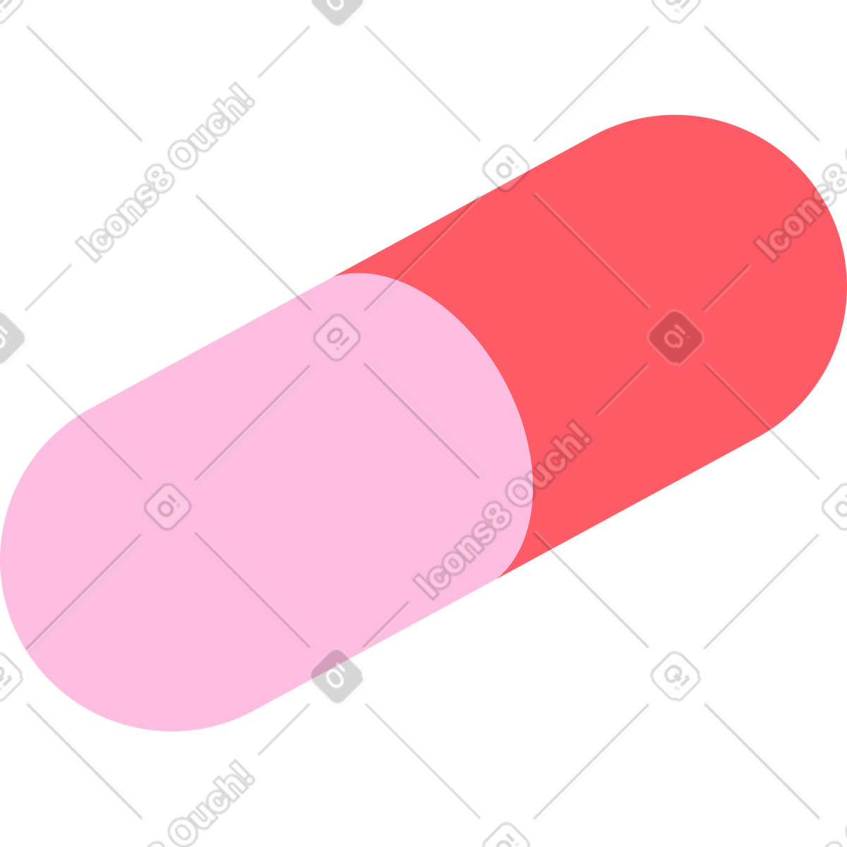 Ilustración Cápsula en estilo Florid a descargar en PNG y SVG