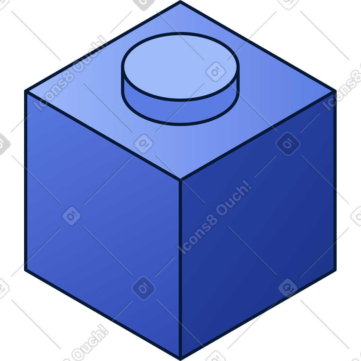 Backstein-Illustration im Neat-Stil als Download in PNG, SVG