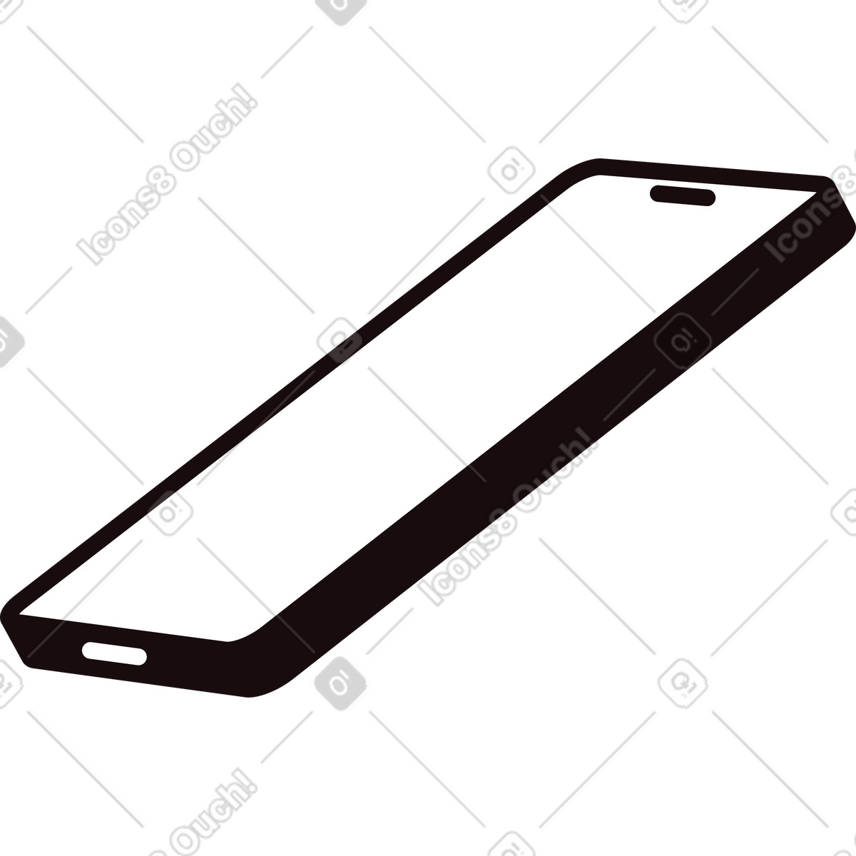 Smartphone illustration clipart vectors graphics for every project in PNG SVG