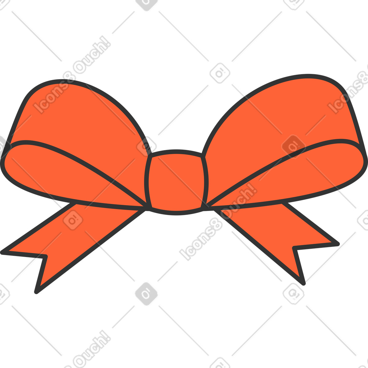 Arco illustrazione in stile Crayon scarica in PNG, SVG