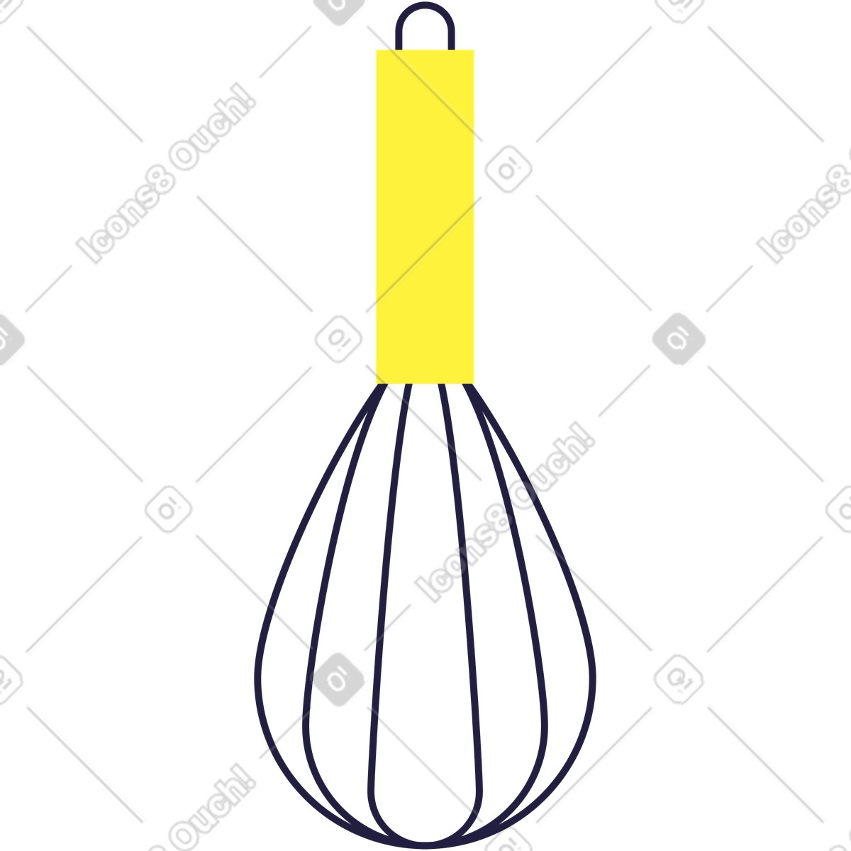 Wisk illustrazione in stile Mellow scarica in PNG, SVG