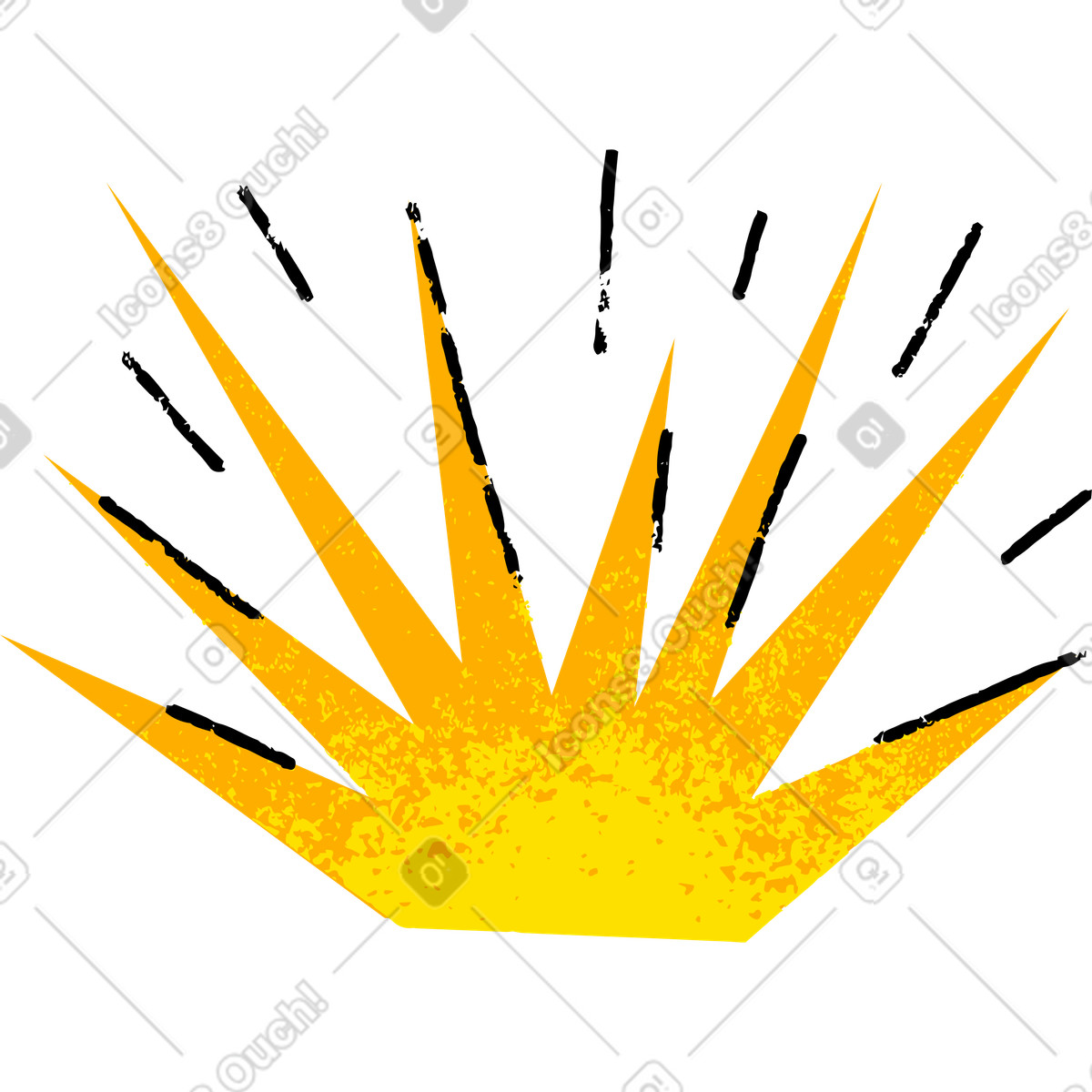 下载 Mirage 风格的 爆炸 插画，支持 PNG、SVG 格式