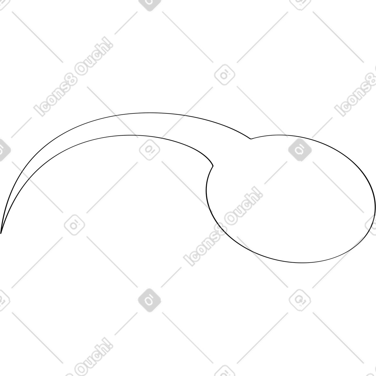 下载 Looney 风格的 思想泡泡 插画，支持 PNG、SVG 格式