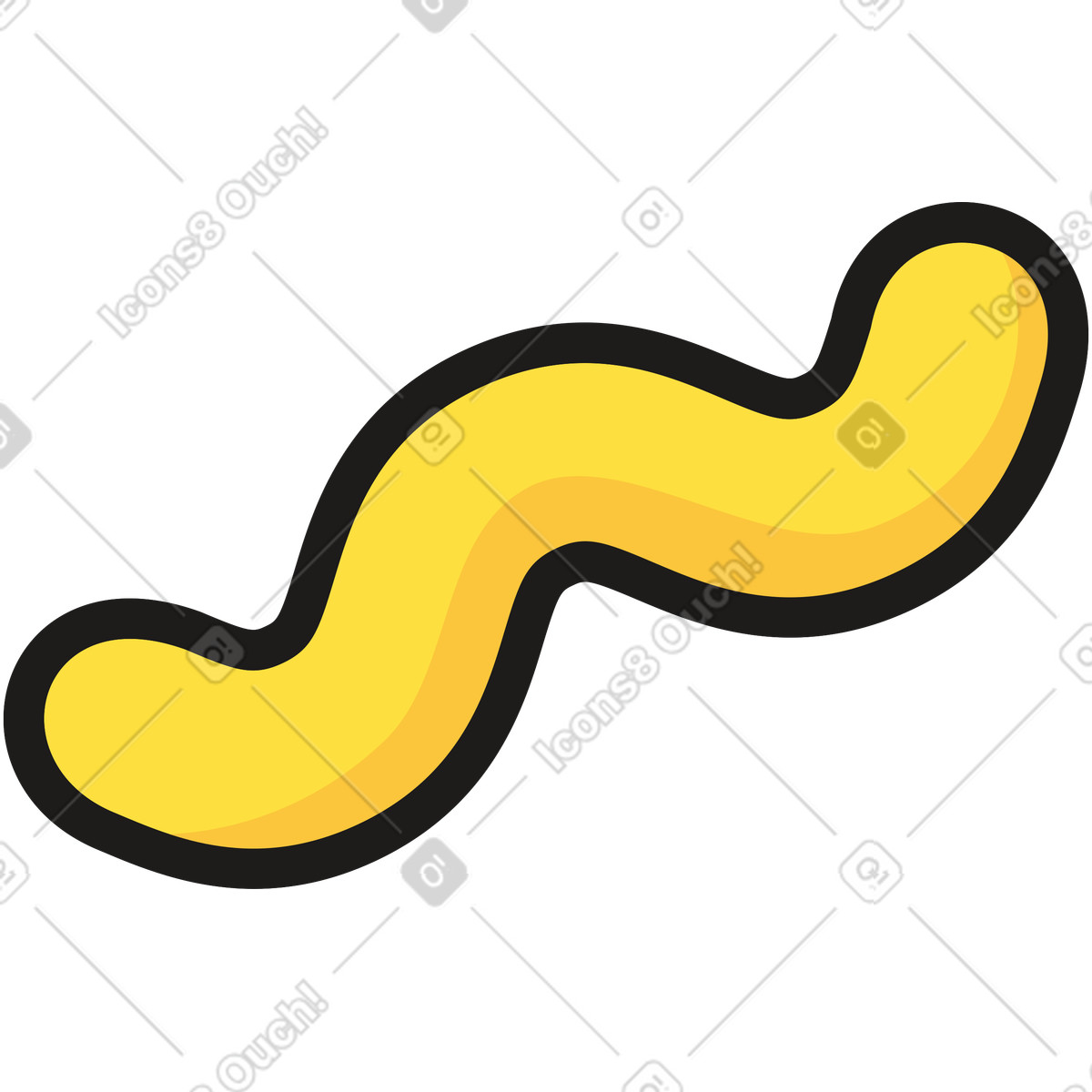 Piccola onda illustrazione in stile Moji scarica in PNG, SVG