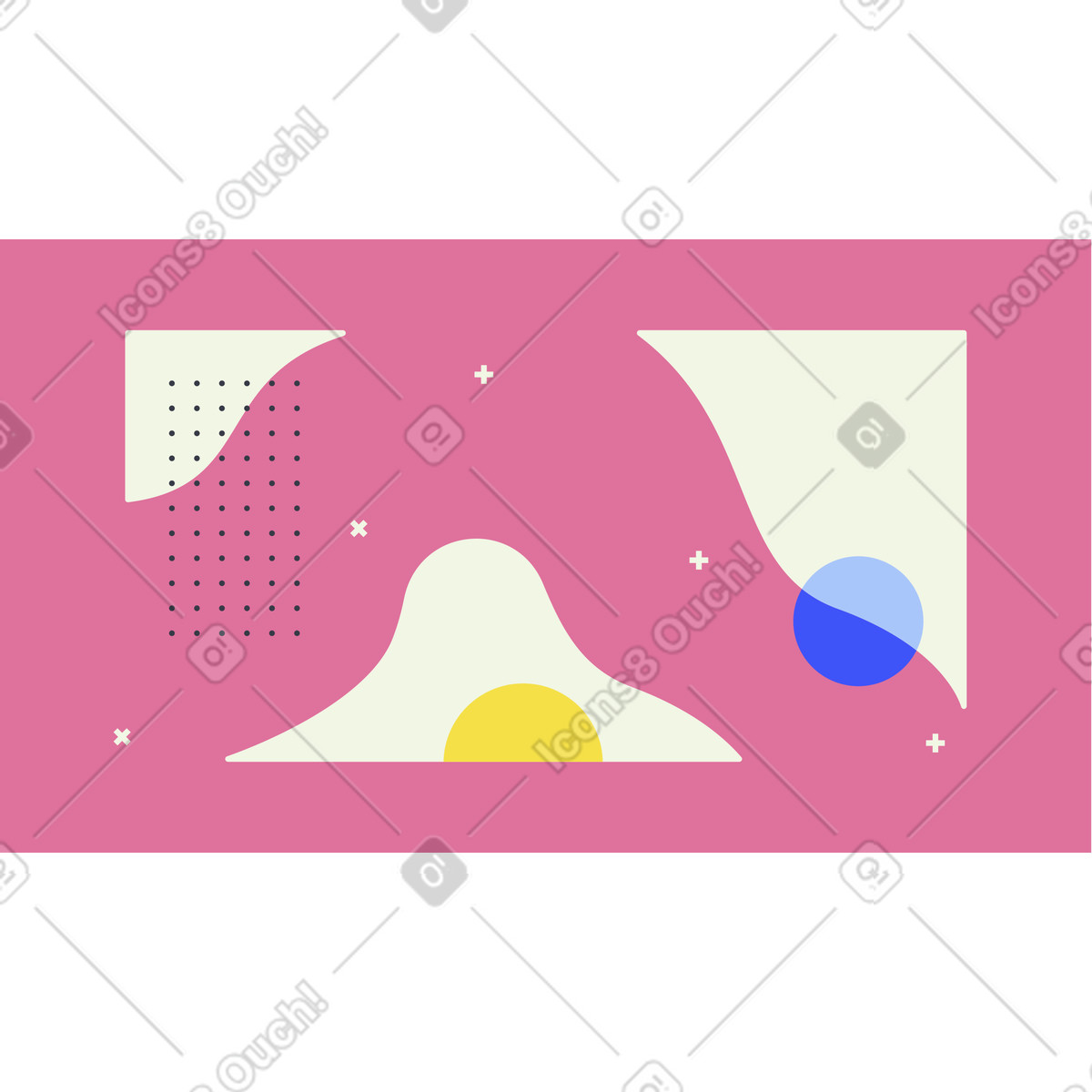 Abstraction illustration in Abstract style download in PNG, SVG