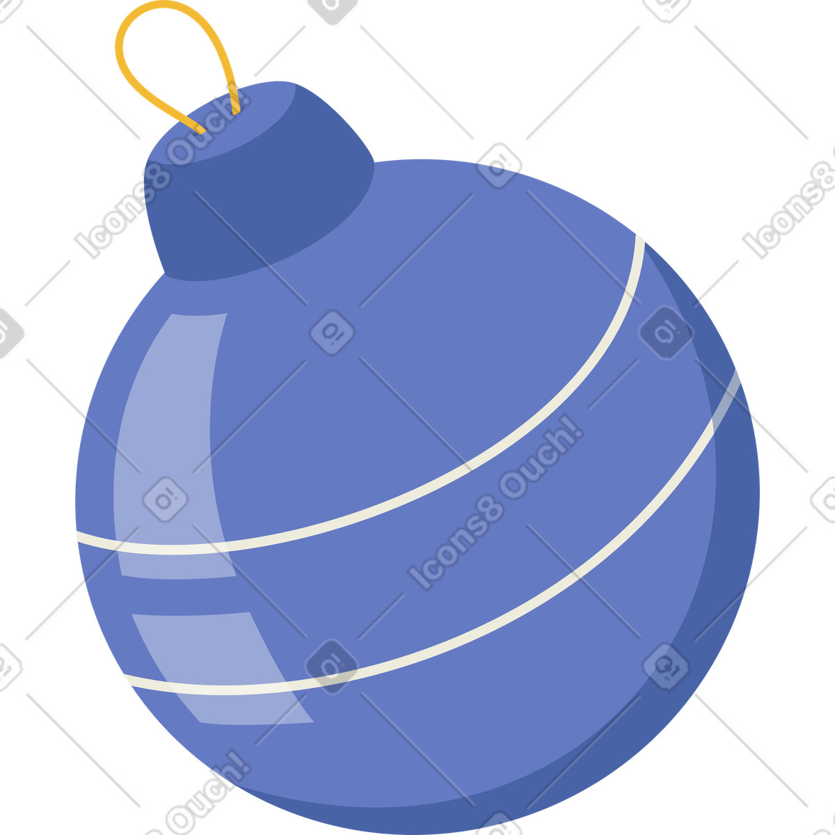 Ilustración Decoración navideña en estilo Social a descargar en PNG y SVG