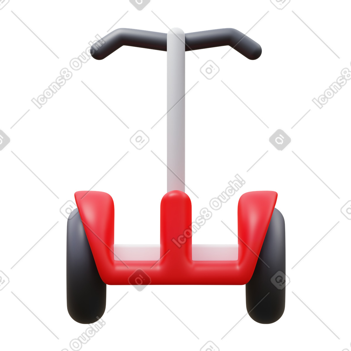 3D Fluency スタイルの Segway のイラストをPNG、SVG形式でダウンロード