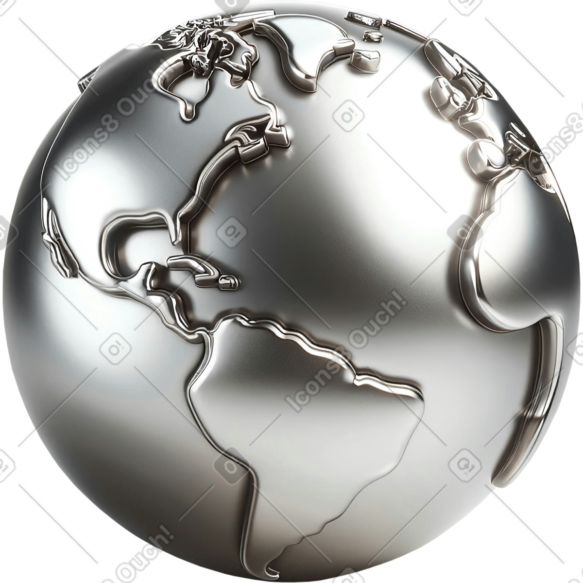 Globe illustration featuring detailed clipart image showcasing high-quality graphics