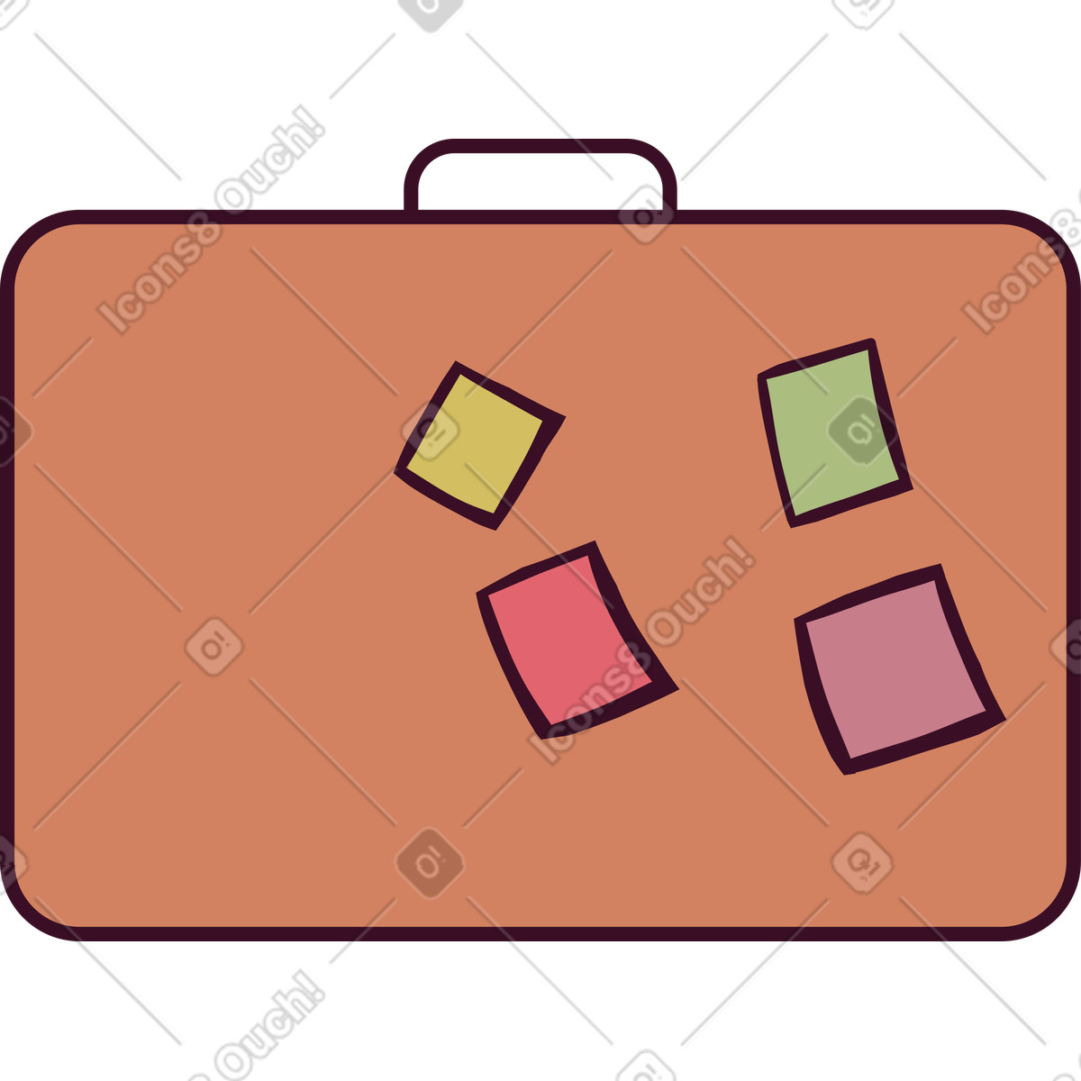 Fall-Illustration im Eastwood-Stil als Download in PNG, SVG