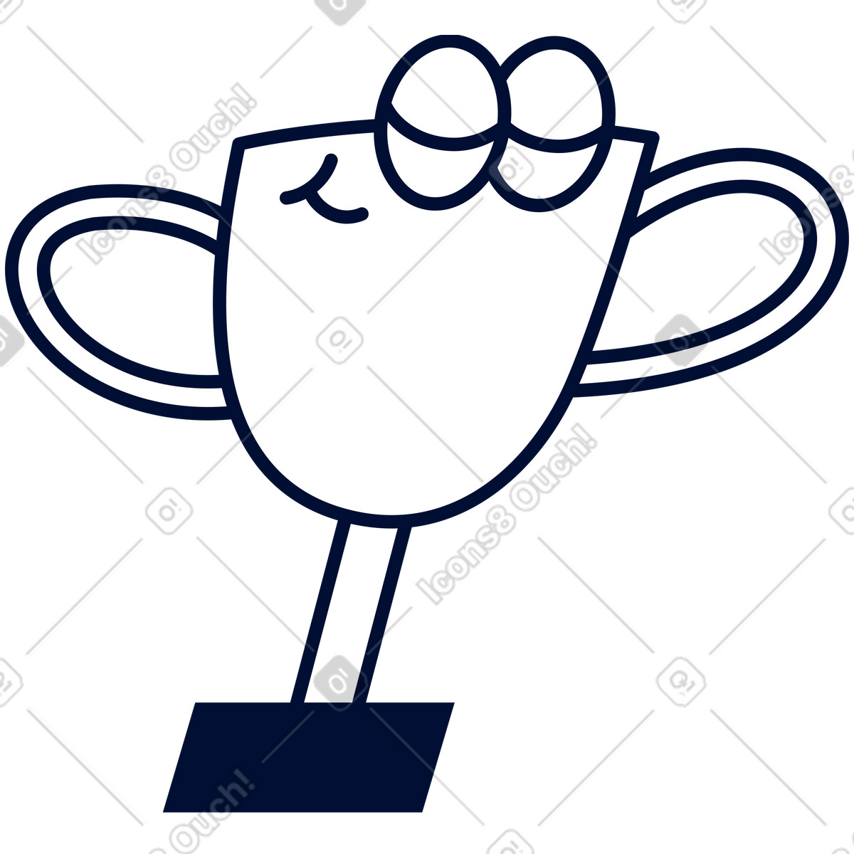 Ilustración Premio al éxito en estilo Blink a descargar en PNG y SVG