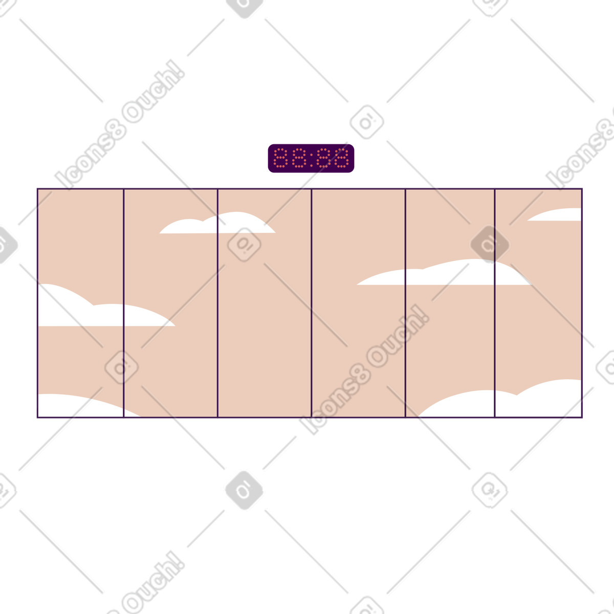 下载 Eastwood 风格的 窗户 插画，支持 PNG、SVG 格式