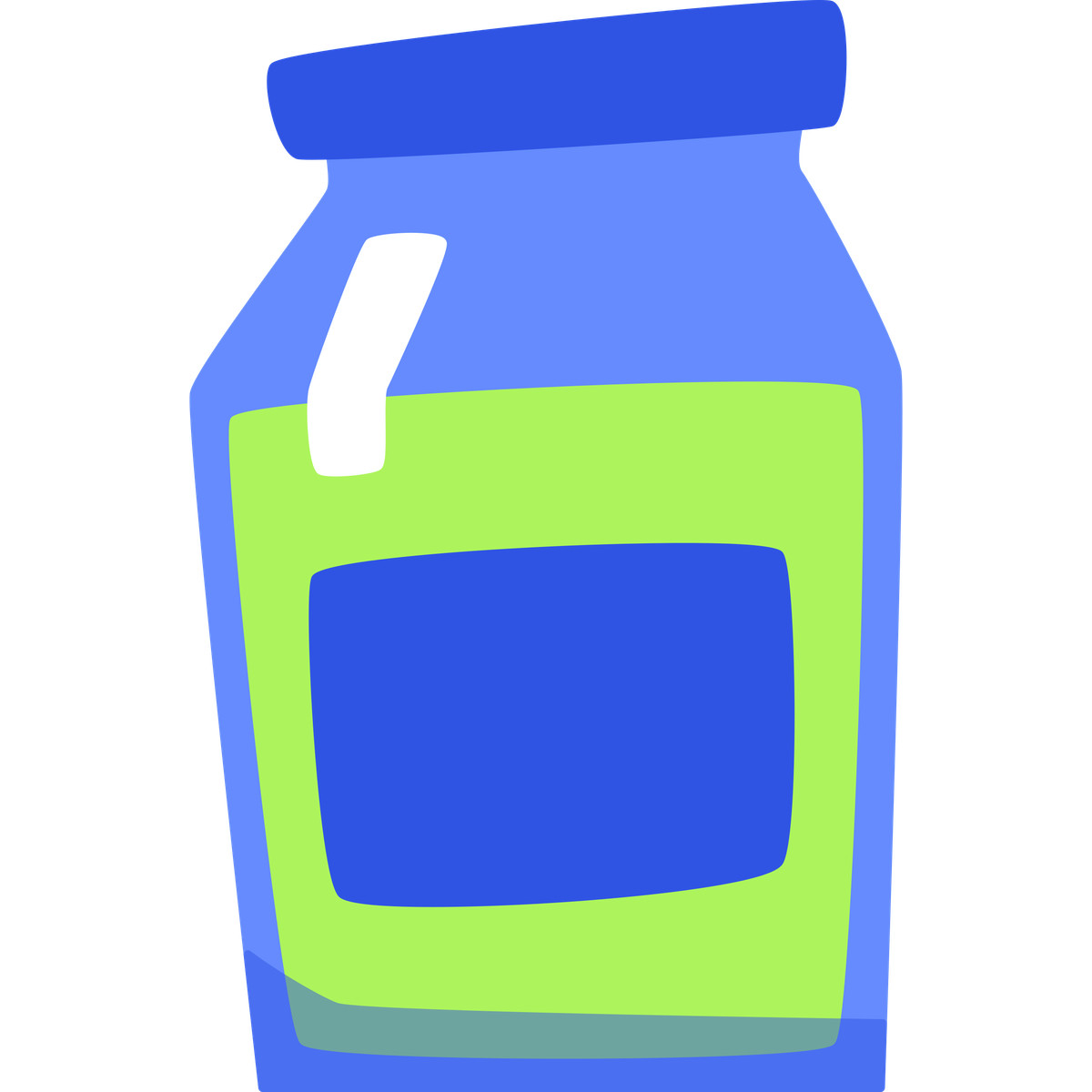 Vaccine bottle-Illustration im Bouncy-Stil als Download in PNG, SVG
