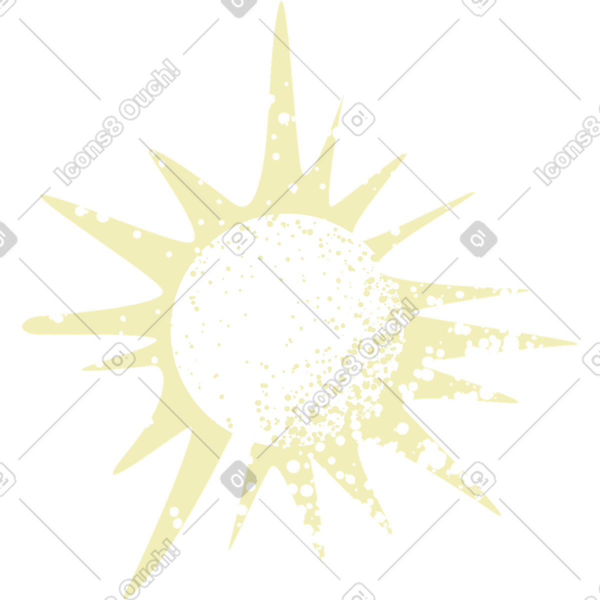 Veloce illustrazione in stile Pale scarica in PNG, SVG