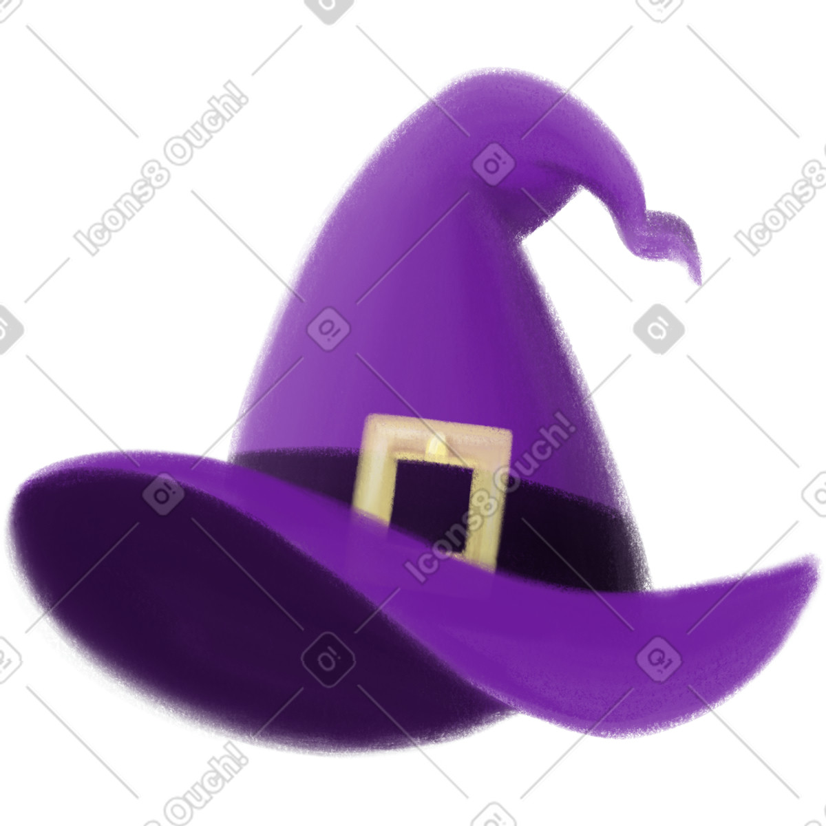Ilustração de Witch hat em no estilo Mushy para baixar em PNG, SVG