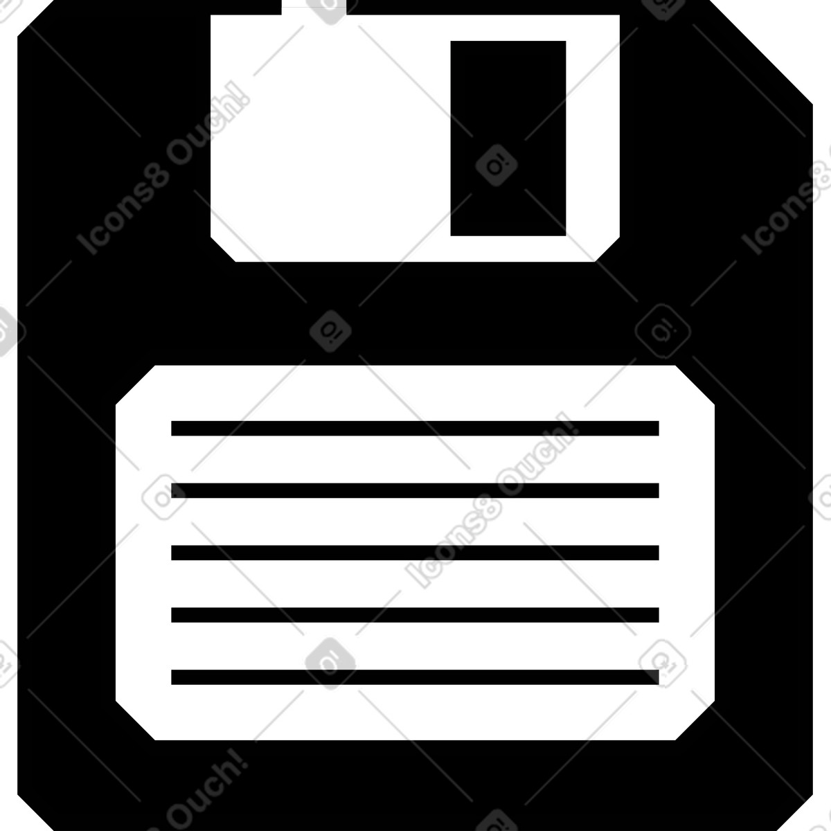 下载 Amethyst 风格的 软盘 插画，支持 PNG、SVG 格式