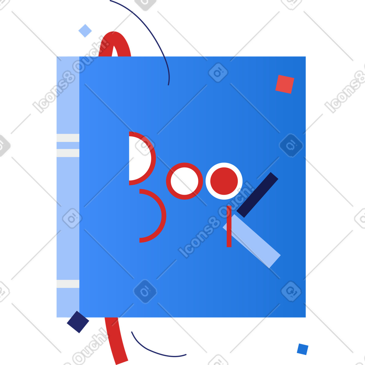 Book illustrazione in stile Clip scarica in PNG, SVG