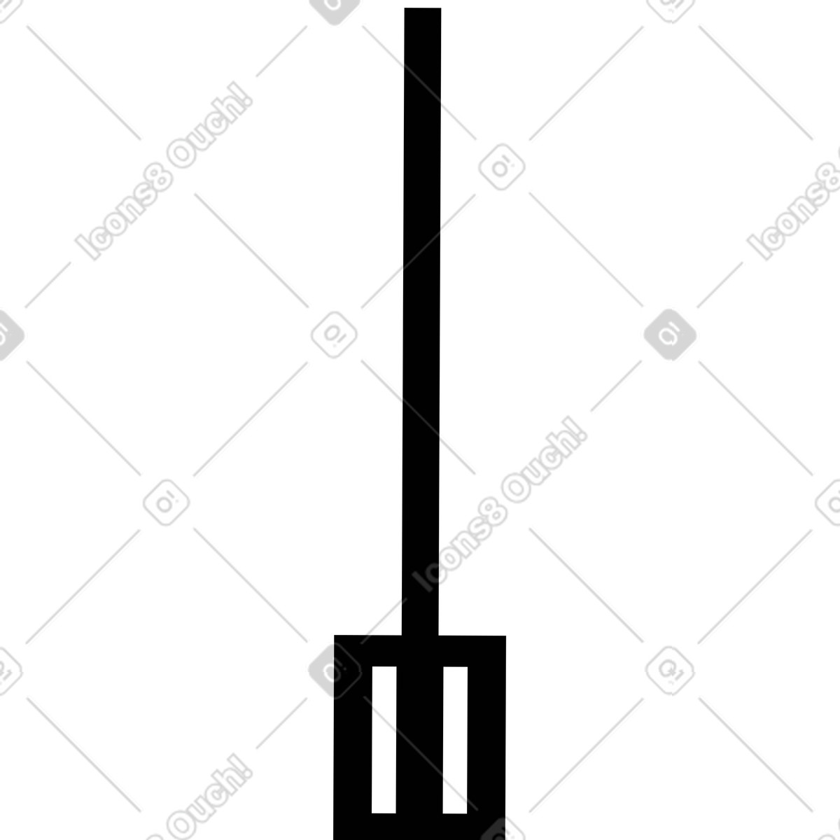Spatola illustrazione in stile Burgundy scarica in PNG, SVG