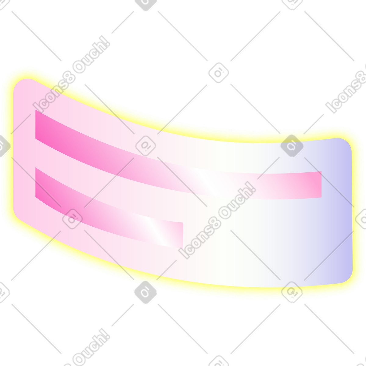 Barra delle applicazioni volante illustrazione in stile Isotech scarica in PNG, SVG