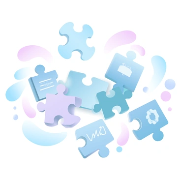 Puzzle pieces coming together to form a complete SaaS solution