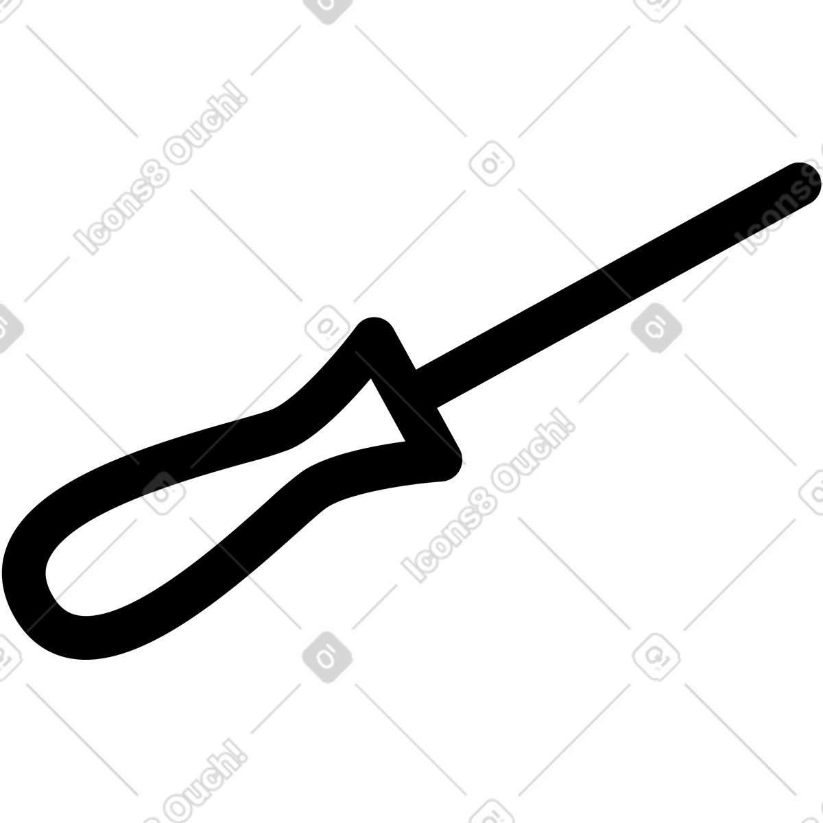 Screwdriver illustration in PNG, SVG