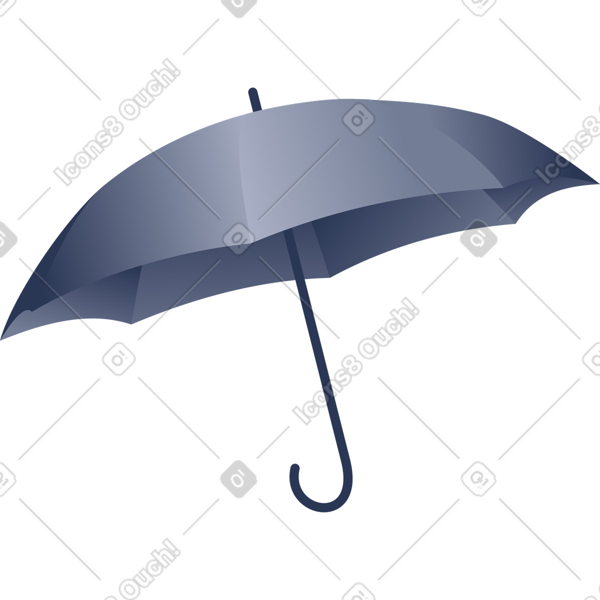 Umbrella illustration in PNG, SVG