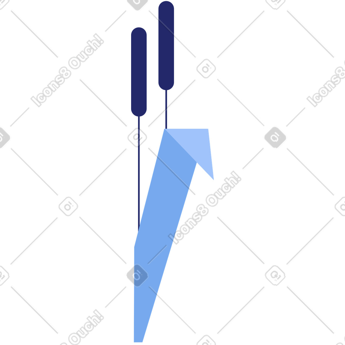 Ilustração de Junco em no estilo Clip para baixar em PNG, SVG
