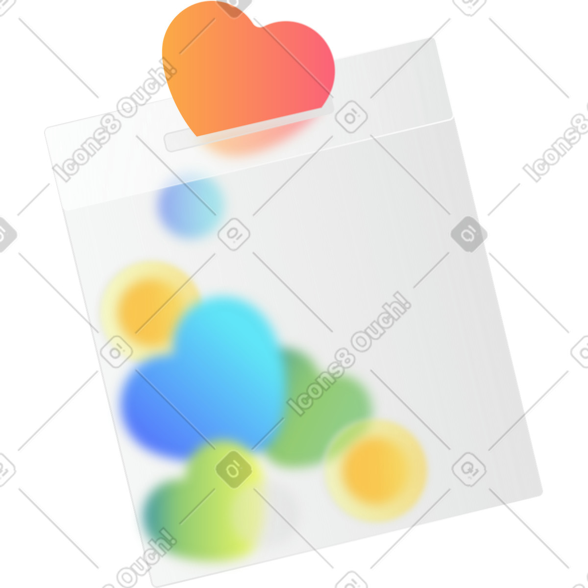 Morphis スタイルの Transparent box for fundraising charity のイラストをPNG、SVG形式でダウンロード