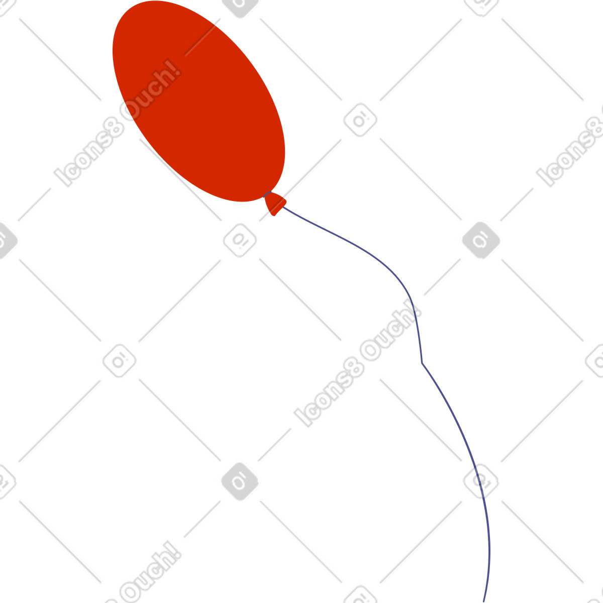 下载 Woof 风格的 气球 插画，支持 PNG、SVG 格式