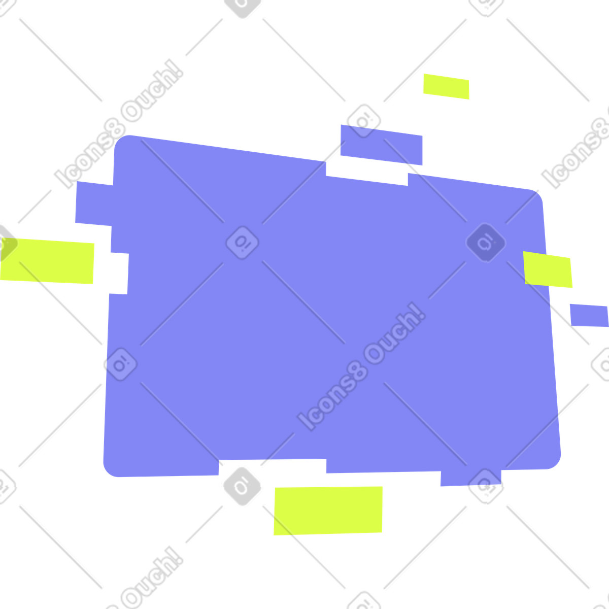 Glow スタイルの グリッチ背景 のイラストをPNG、SVG形式でダウンロード