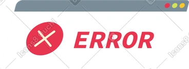 오류 창 PNG, SVG