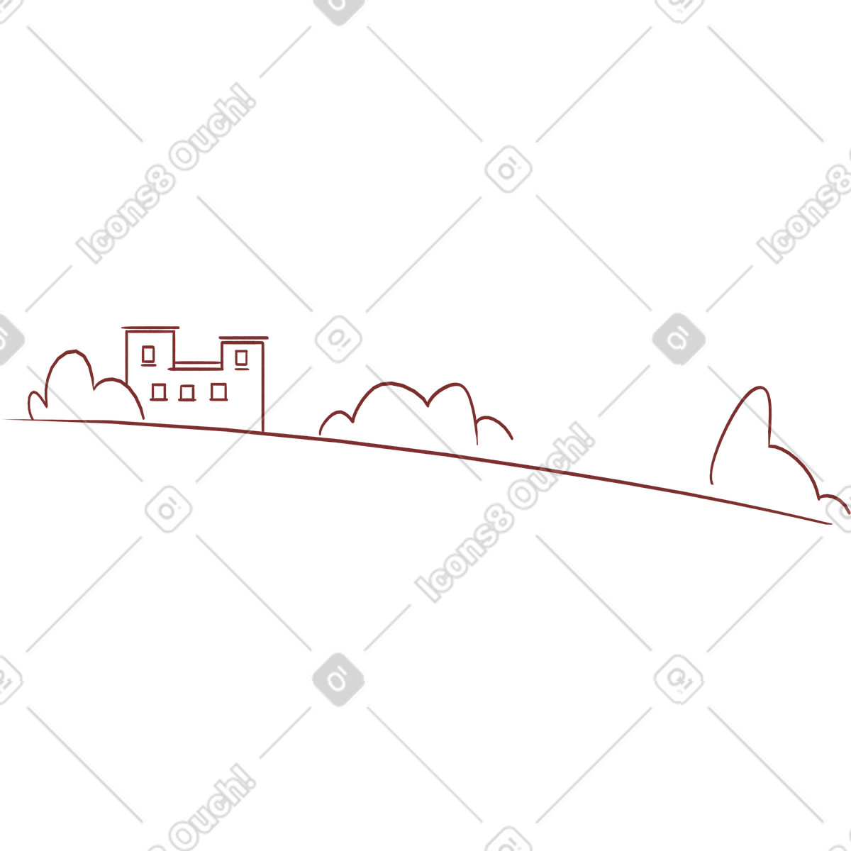 Background illustration in Sleepy style download in PNG, SVG