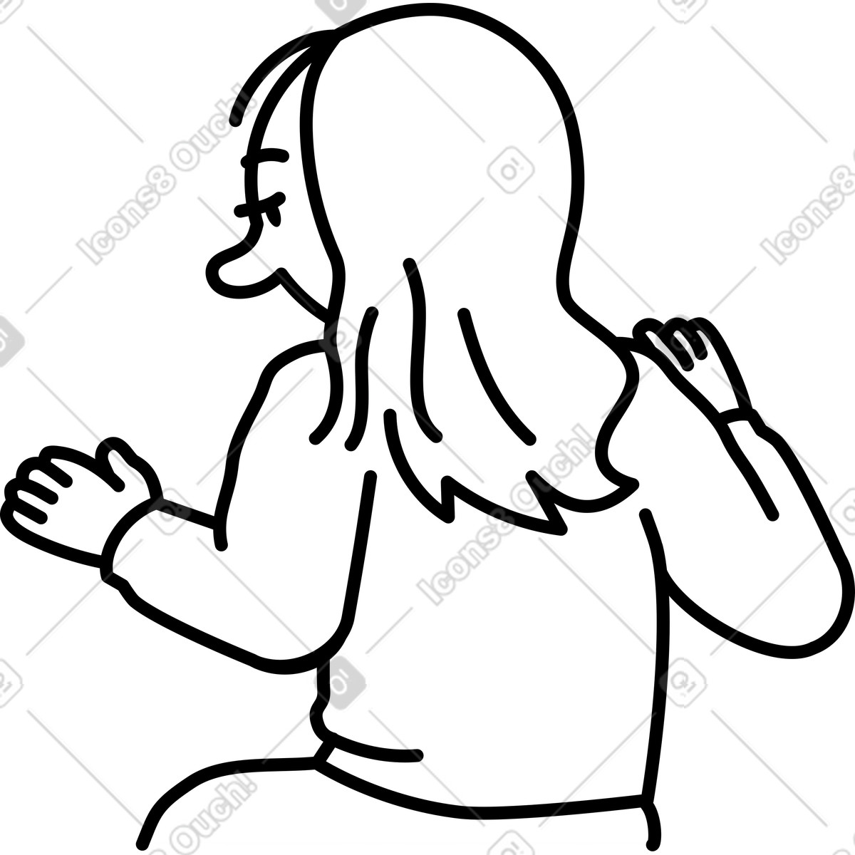 Ilustração de Colega trabalho em no estilo Notes para baixar em PNG, SVG