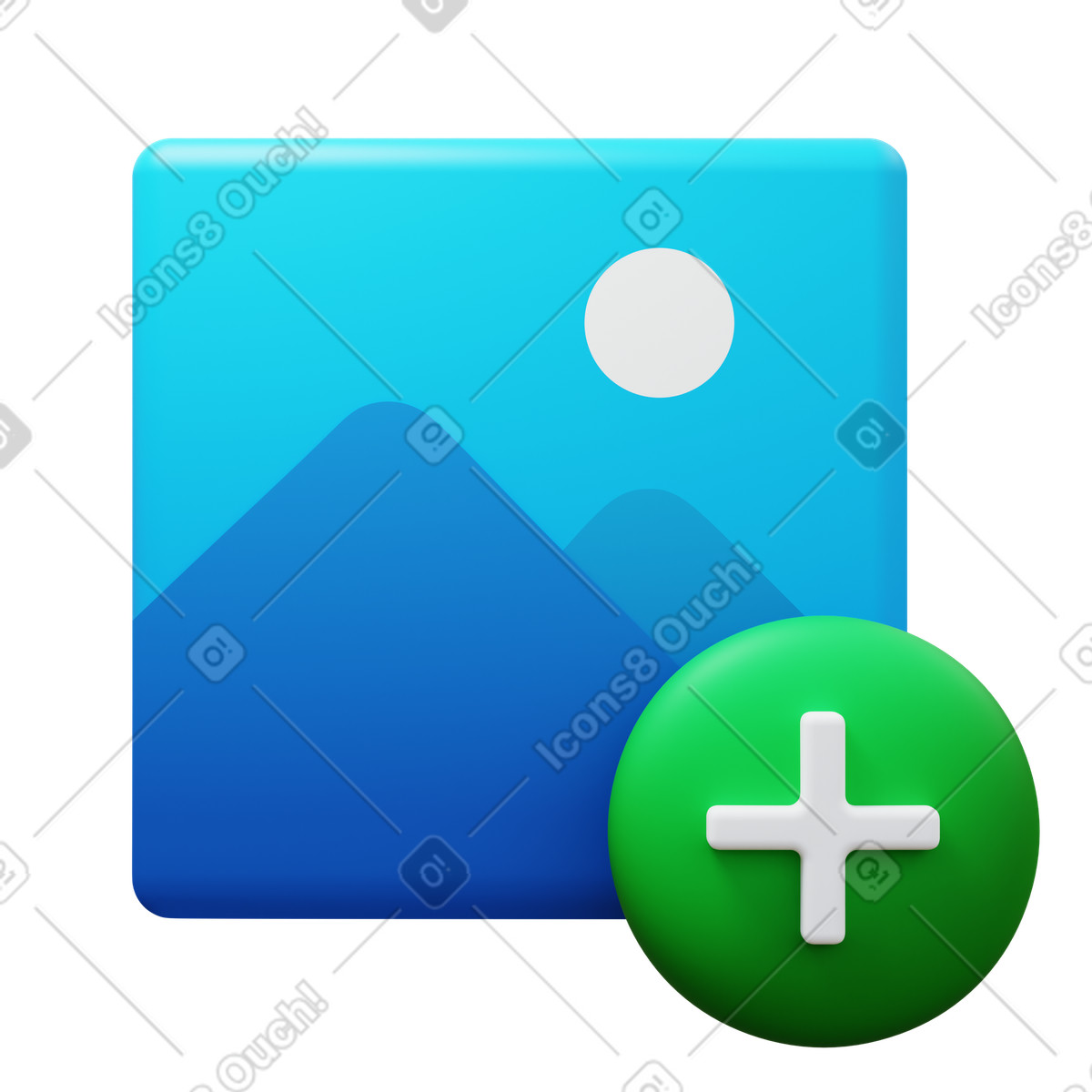 Add image illustration in 3D Fluency style download in PNG, SVG