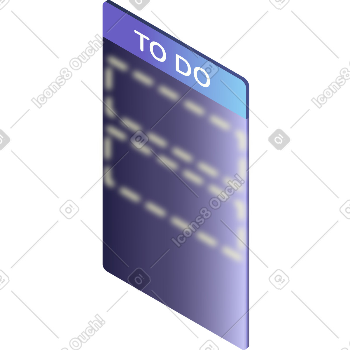 Illustration Tableau kanban à faire dans le style Isotech télécharger aux formats PNG, SVG