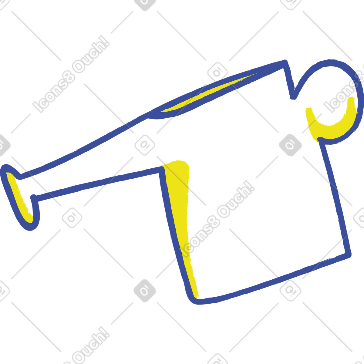 Watering can illustration in Lime style download in PNG, SVG