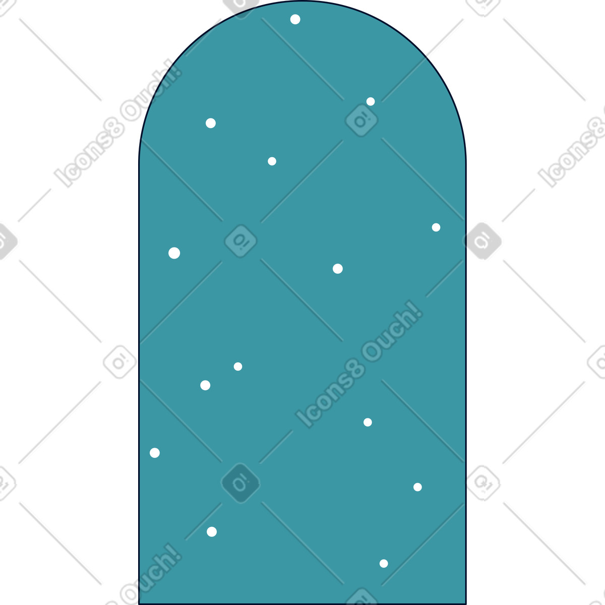 Teal スタイルの 雪の背景 のイラストをPNG、SVG形式でダウンロード