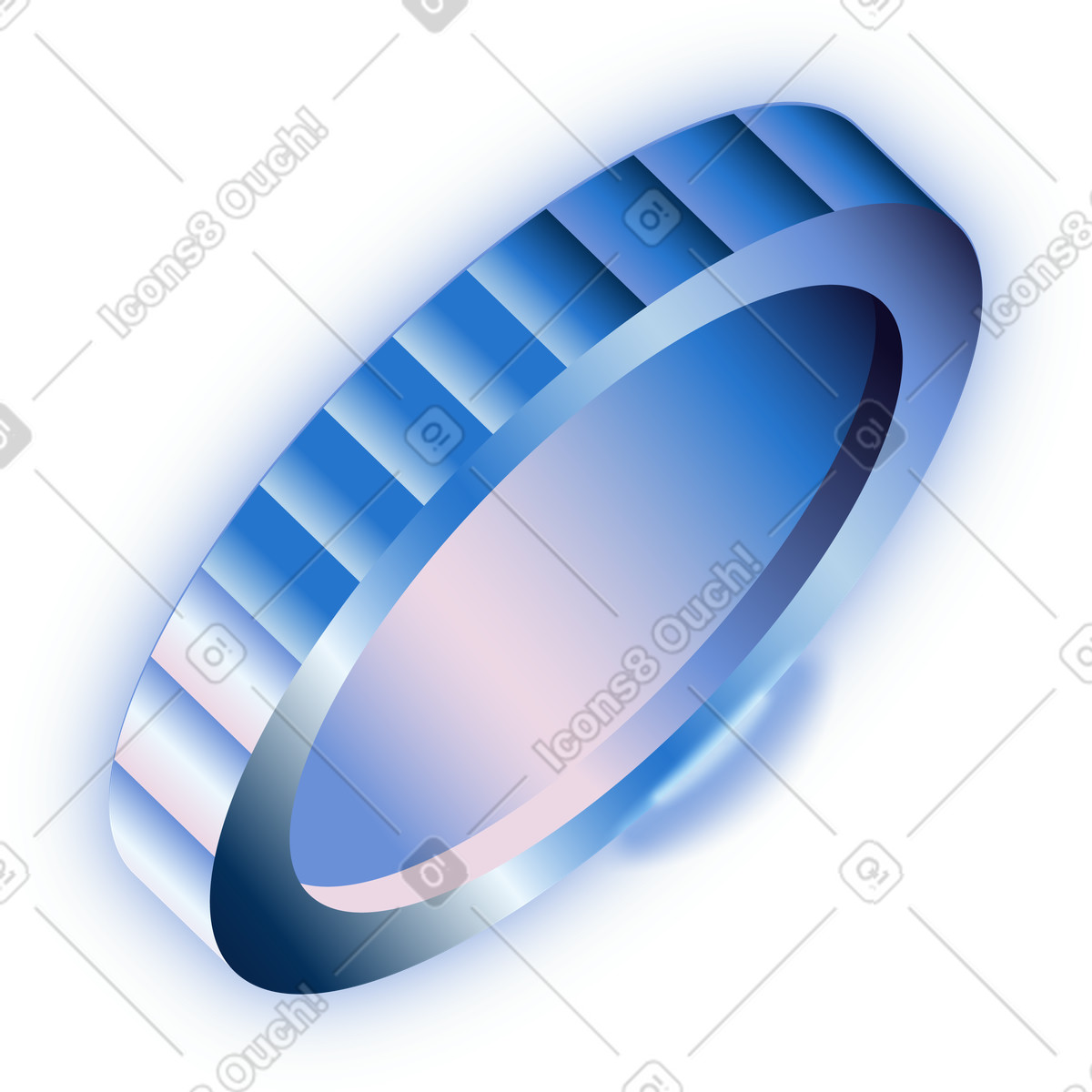 Coin illustration in PNG, SVG